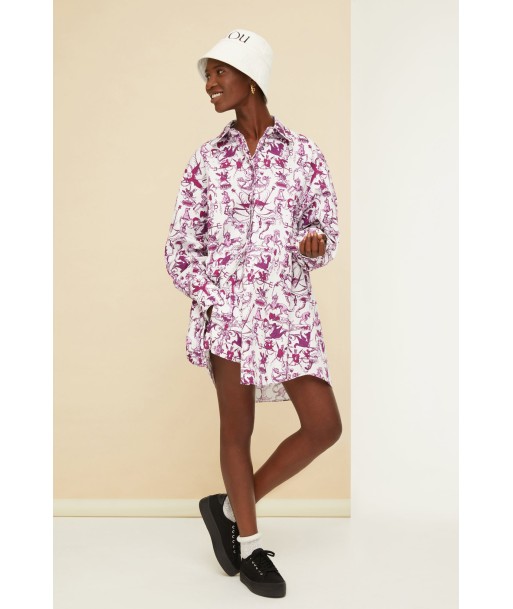 Mini shirt dress in organic cotton des créatures d'habitude