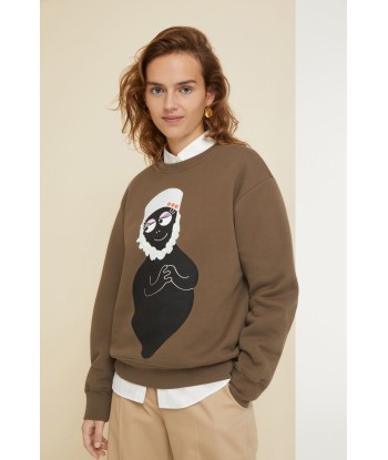 Barbamama Unisex-Sweatshirt aus Bio-Baumwolle Fin de série