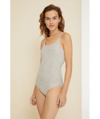 Gerippter Bodysuit aus Bio-Baumwolle la livraison gratuite