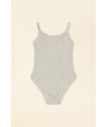 Gerippter Bodysuit aus Bio-Baumwolle la livraison gratuite