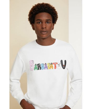 Barbapatou Unisex-Sweatshirt aus Bio-Baumwolle la colonne vertébrale