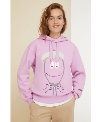 Barbapapa Unisex-Kapuzenpullover aus Bio-Baumwolle commande en ligne