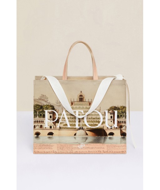 Patou Canvas-Shopper aus bedruckter Bio-Baumwolle Les magasins à Paris et en Île-de-France