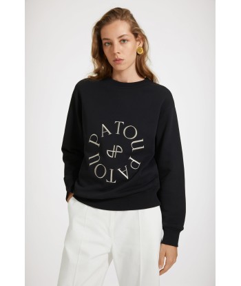 Sweatshirt aus Bio-Baumwolle mit Medaillon-Logo Par le système avancé 