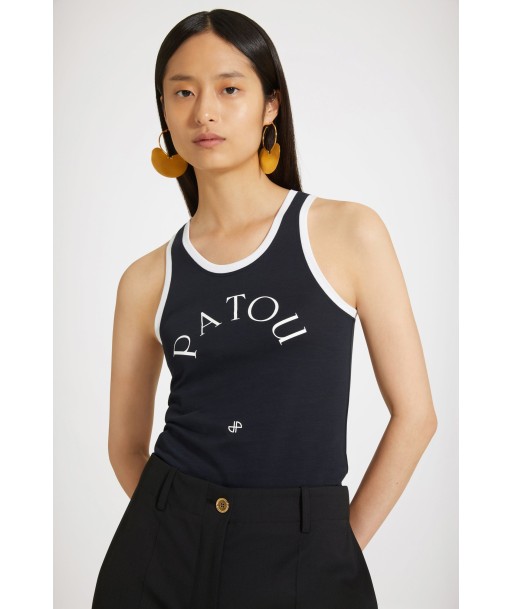 Patou Ringer-Tanktop aus Bio-Baumwolle le des métaux précieux