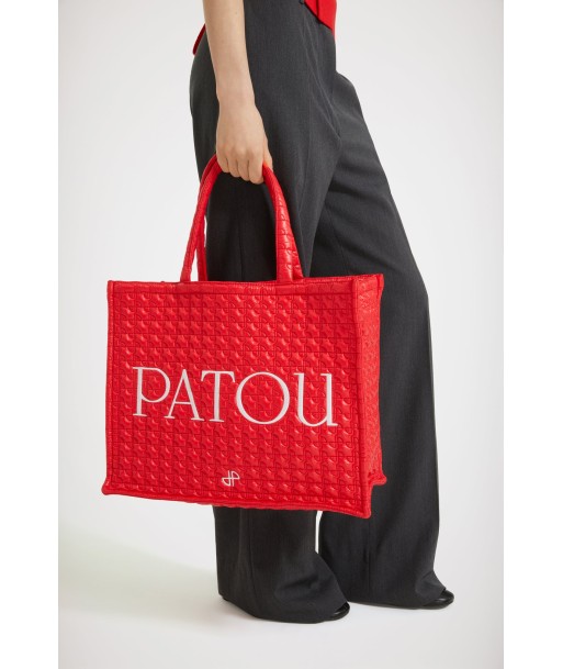 Großer Patou Shopper aus umweltfreundlichem, gestepptem Nylon Comparez et commandez 