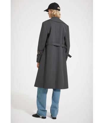 Trenchcoat aus technischem Wolltwill Voir les baskets