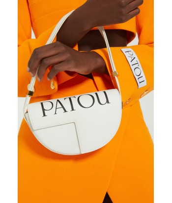 Le Petit Patou Logo Tasche aus Leder pas cher 