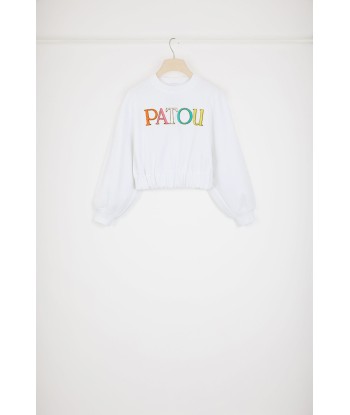 Kurzes Patou-Sweatshirt aus Bio-Baumwolle outlet