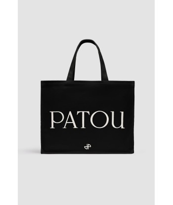 Großer Patou-Shopper aus Baumwollcanvas pas cheres