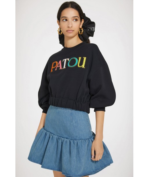 Kurzes Patou-Sweatshirt aus Bio-Baumwolle en ligne