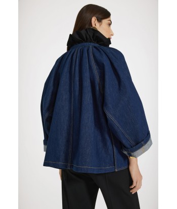 Oversize-Segeljacke aus Baumwolldenim 2023