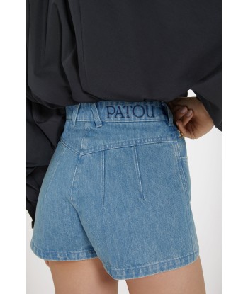 Mini-Shorts aus Baumwolldenim de technologie