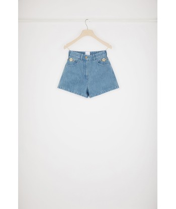 Mini-Shorts aus Baumwolldenim de technologie