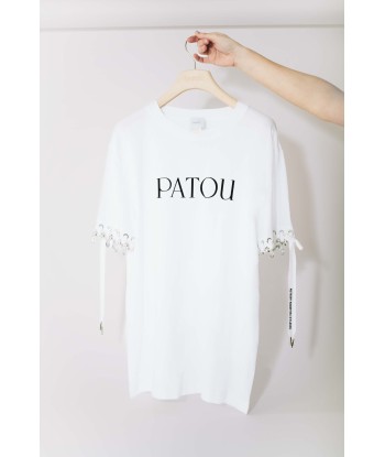 Patou Upcycling Logo-T-Shirt aus Bio-Baumwolle en linge