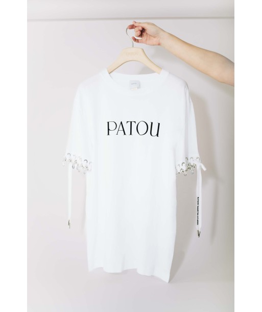 Patou Upcycling Logo-T-Shirt aus Bio-Baumwolle en linge