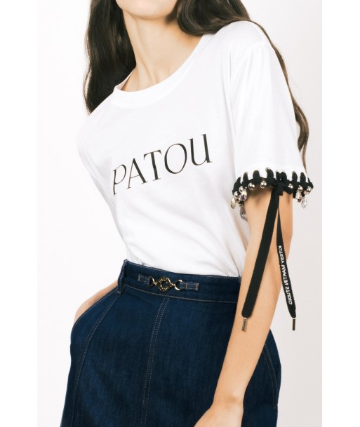 Patou Upcycling Logo-T-Shirt aus Bio-Baumwolle meilleur choix