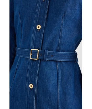 Mini-Hemdkleid aus Bio-Denim livraison gratuite