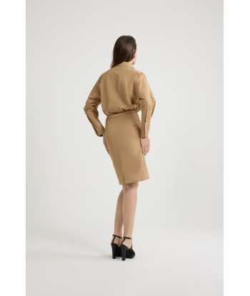 Safari-Kleid aus recyceltem Faille 50-70% off 