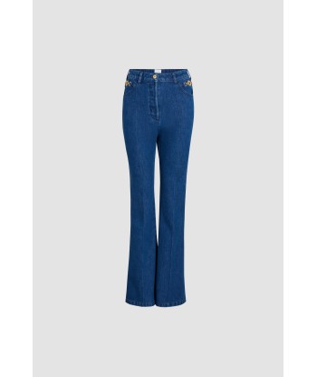 Hose mit ausgestelltem Bein aus Bio-Baumwolldenim store