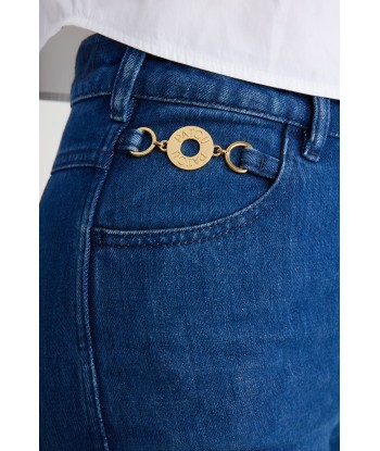 Hose mit ausgestelltem Bein aus Bio-Baumwolldenim store