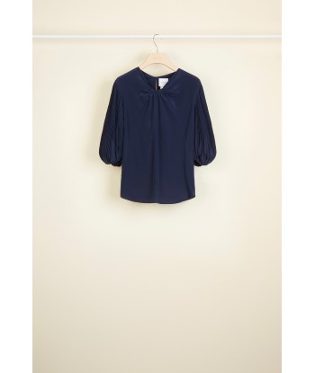 Cut Bow Top - Navy de France