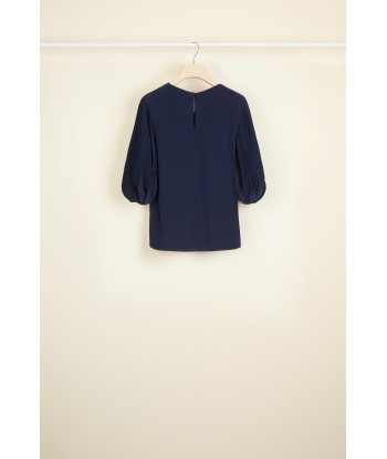 Cut Bow Top - Navy de France