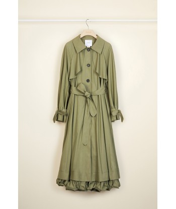 Trench in gabardine con fodera removibile les muscles