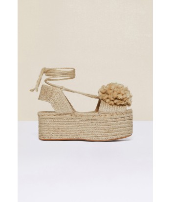 Espadrillas a zeppa con pompon chez Cornerstreet bien 