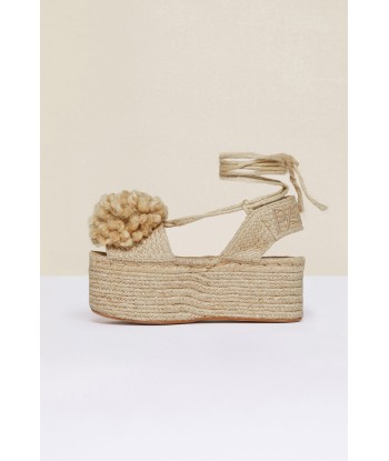 Espadrillas a zeppa con pompon chez Cornerstreet bien 