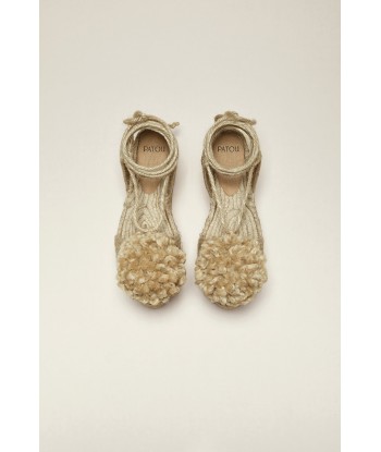 Espadrillas a zeppa con pompon chez Cornerstreet bien 