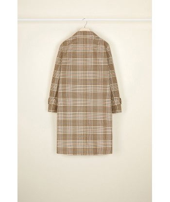 Cappotto in cotone tartan l'achat 