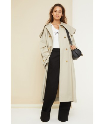 Trench in gabardine bio livraison gratuite