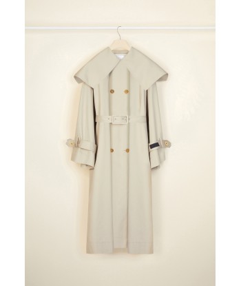 Trench in gabardine bio livraison gratuite