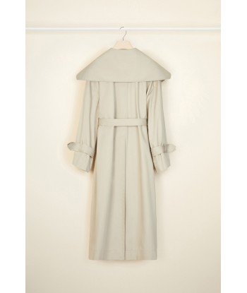 Trench in gabardine bio livraison gratuite