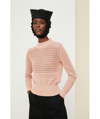 Maglione in crochet in cotone bio pas cher