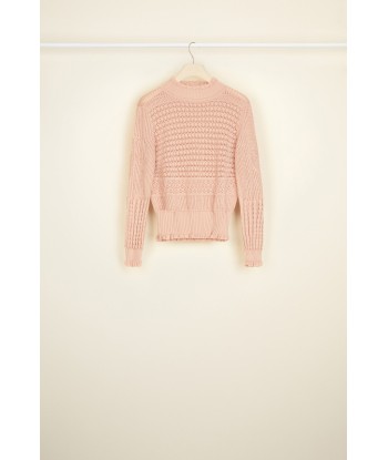 Maglione in crochet in cotone bio pas cher