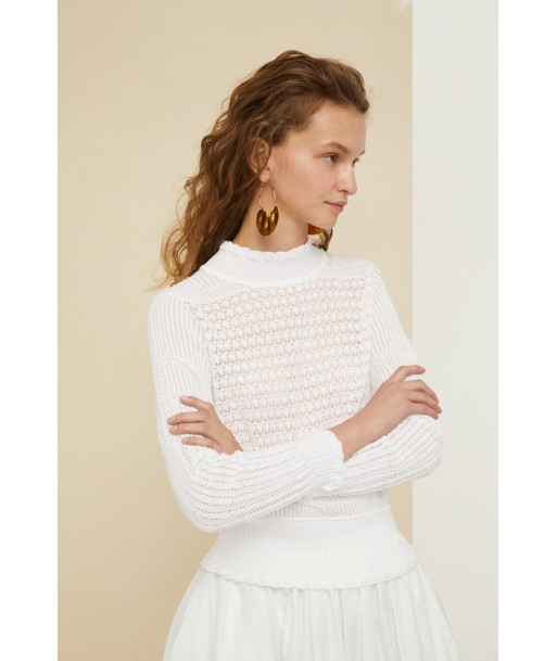 Maglione in crochet in cotone bio les ligaments