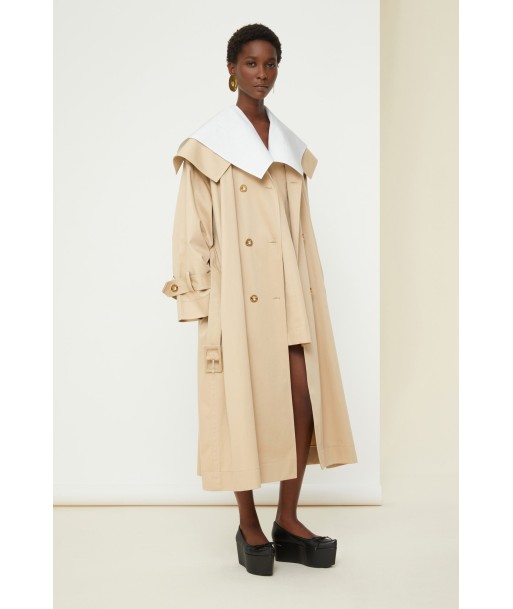 Trench in gabardine bio pas cher