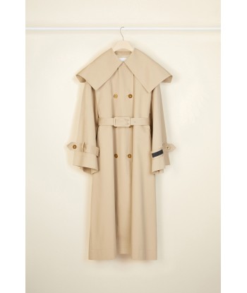 Trench in gabardine bio pas cher