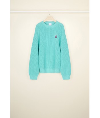 Maglione con patch profumo in lana ecosostenibile e cotone bio l'achat 