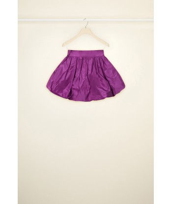 Mini bloomer belted skirt in eco-friendly faille une grave pollution 