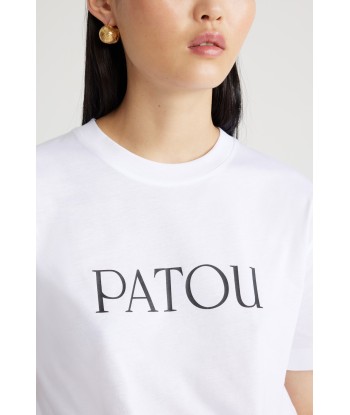 Patou Logo-T-Shirt aus Bio-Baumwolle Les êtres humains sont 